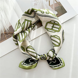 MaraSilk Pure Mulberry Silk Scarf Square Crepe Satin MS28-9