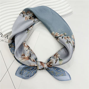 MaraSilk Pure Mulberry Silk Scarf Square Crepe Satin MS29-17