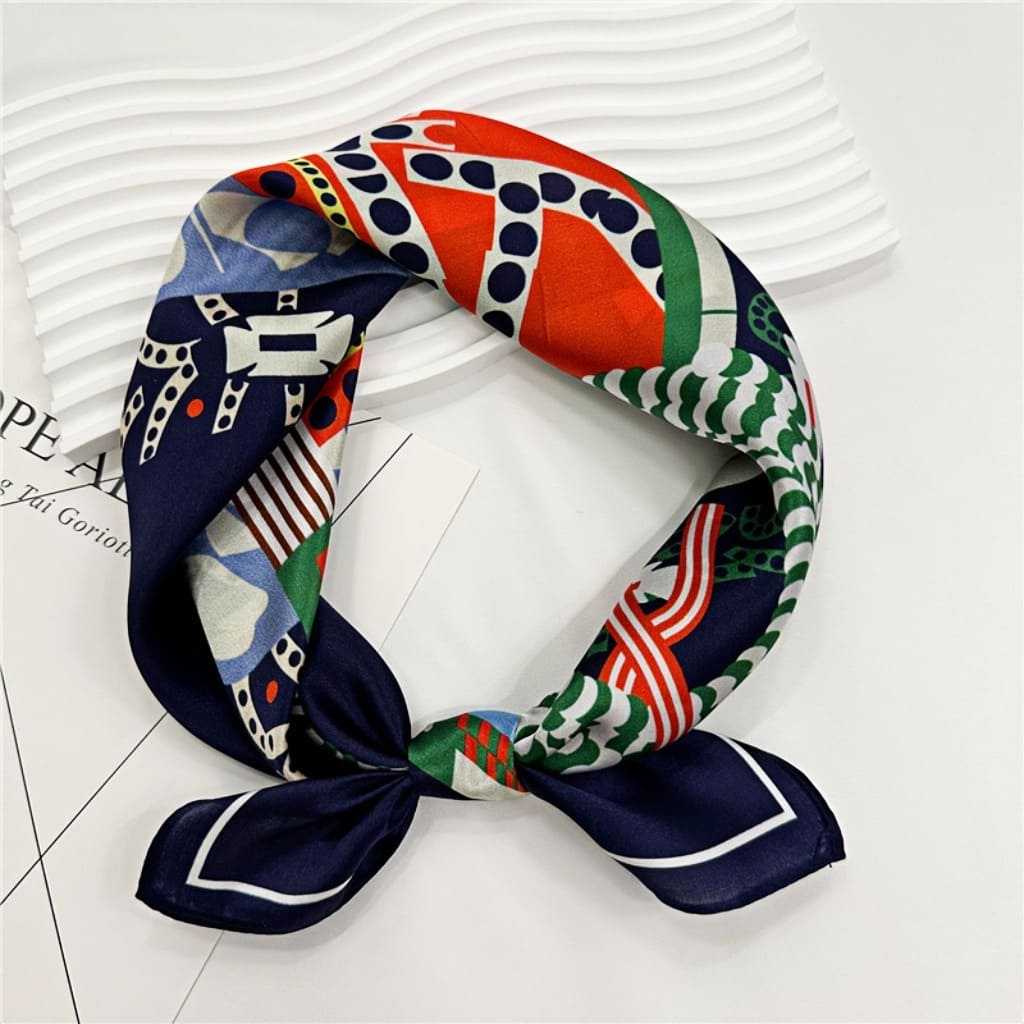 MaraSilk Pure Mulberry Silk Scarf Square Crepe Satin MS29-9