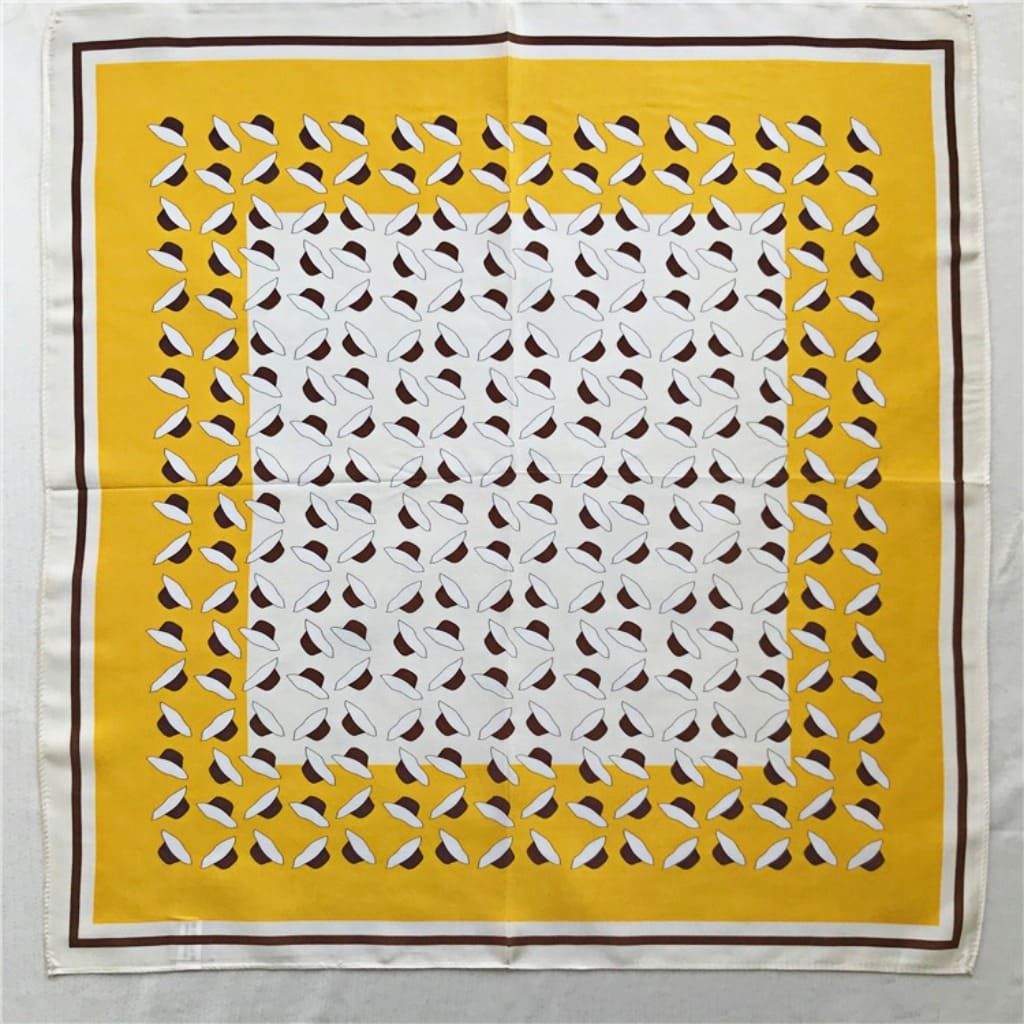 MaraSilk Pure Mulberry Silk Scarf Square Crepe Satin MS31-2