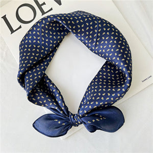 MaraSilk Pure Mulberry Silk Scarf Square Crepe Satin MS32-10