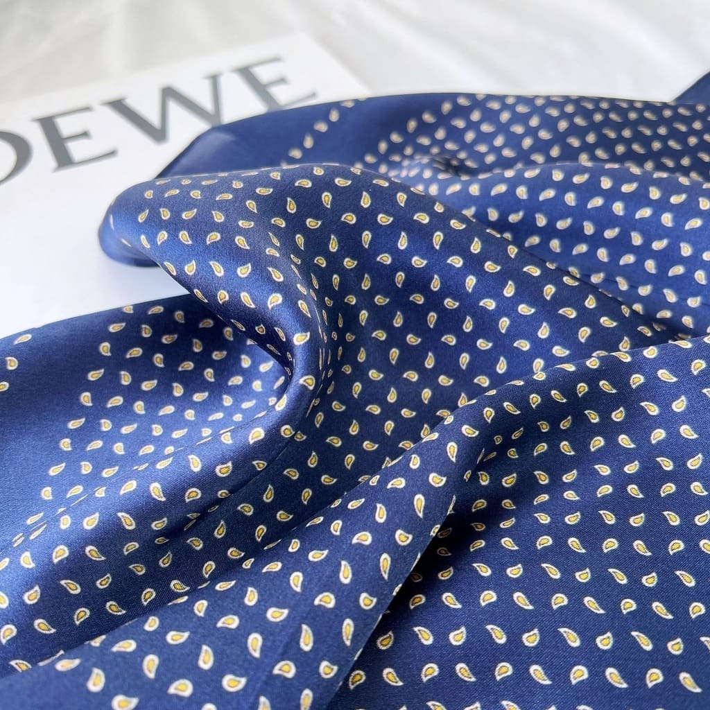 MaraSilk Pure Mulberry Silk Scarf Square Crepe Satin MS32-11