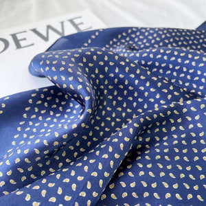 MaraSilk Pure Mulberry Silk Scarf Square Crepe Satin MS32-11