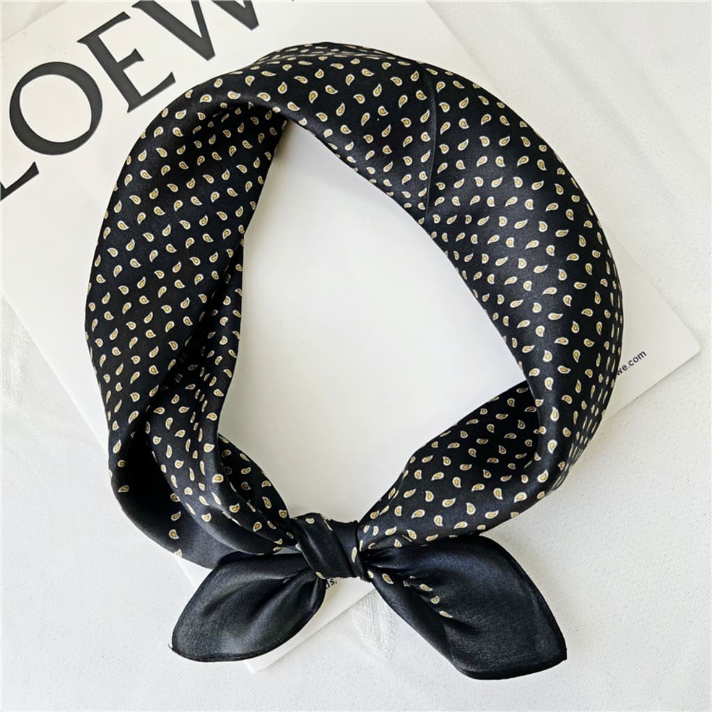 MaraSilk Pure Mulberry Silk Scarf Square Crepe Satin MS32-16