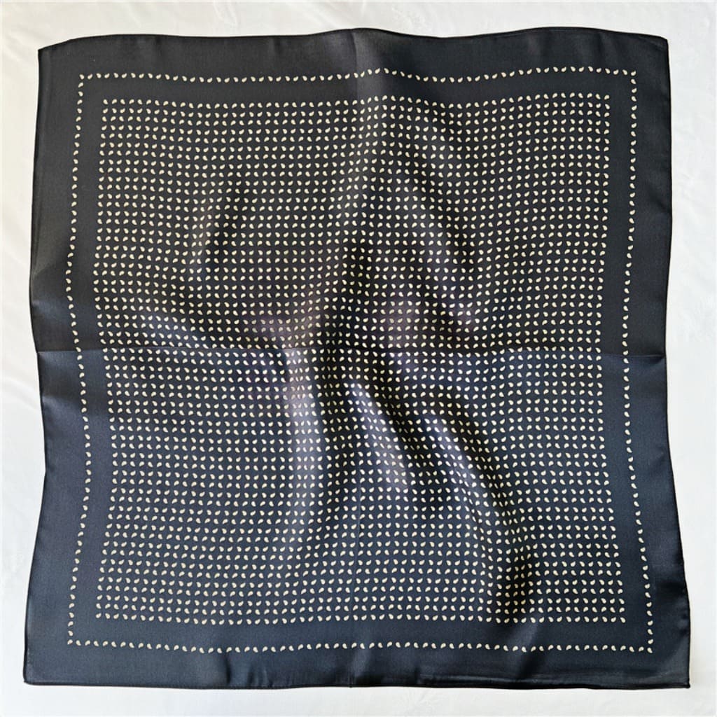 MaraSilk Pure Mulberry Silk Scarf Square Crepe Satin MS32-18