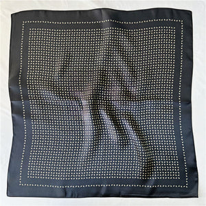 MaraSilk Pure Mulberry Silk Scarf Square Crepe Satin MS32-18