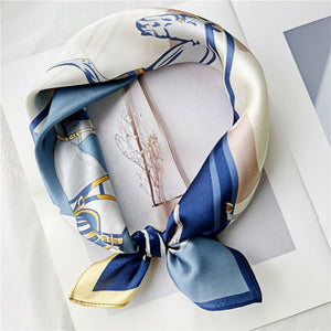 MaraSilk Pure Mulberry Silk Scarf Square Crepe Satin MS35-22