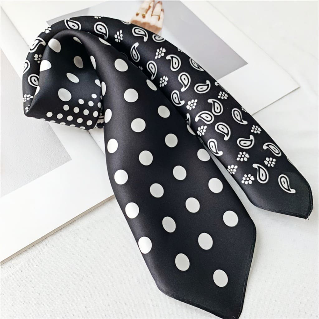 MaraSilk Pure Mulberry Silk Scarf Square Crepe Satin MS37-11