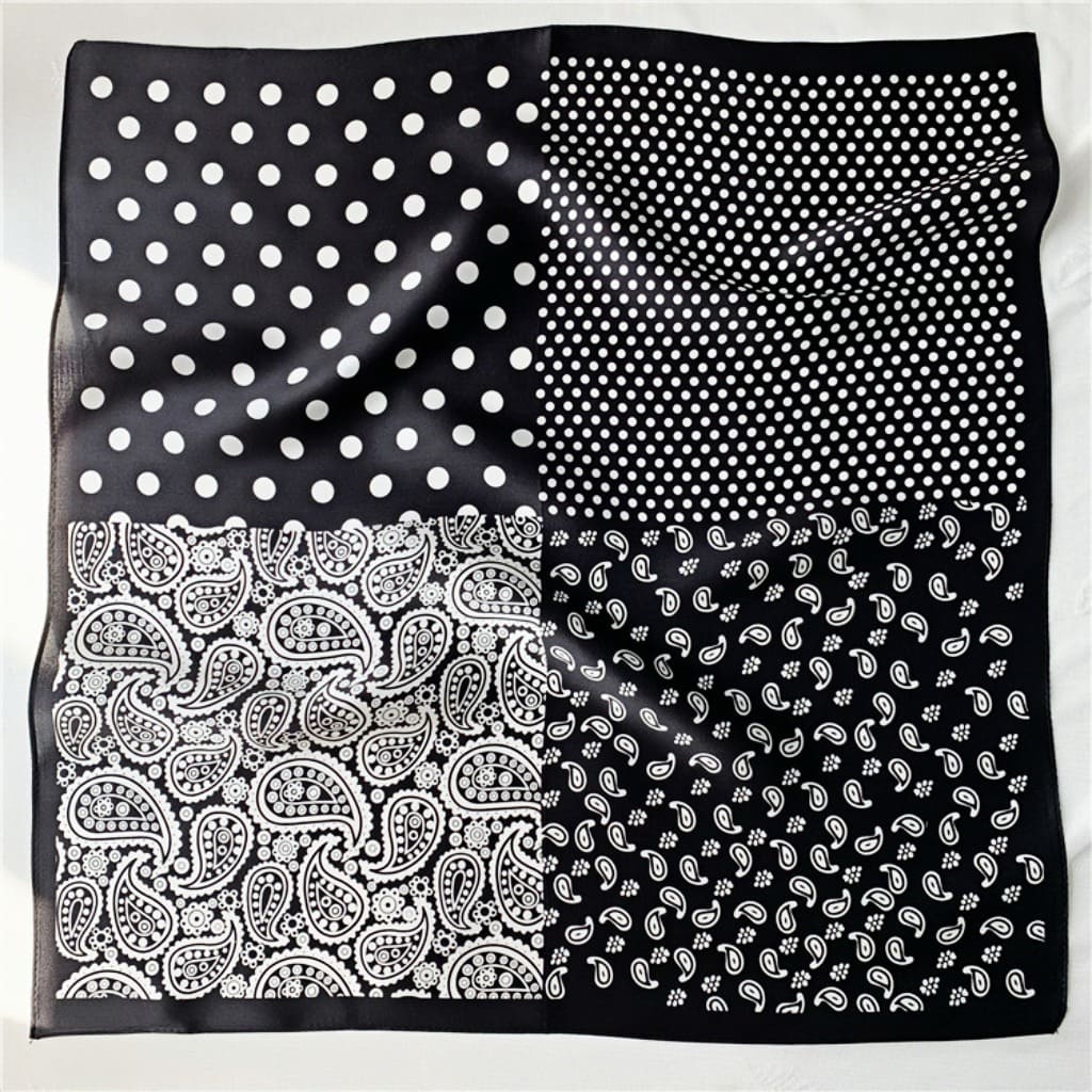 MaraSilk Pure Mulberry Silk Scarf Square Crepe Satin MS37-12