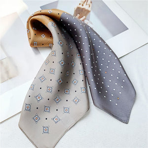 MaraSilk Pure Mulberry Silk Scarf Square Crepe Satin MS37-5