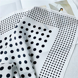 MaraSilk Pure Mulberry Silk Scarf Square Crepe Satin MS38-2