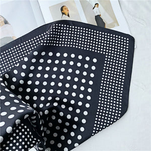 MaraSilk Pure Mulberry Silk Scarf Square Crepe Satin MS38-5