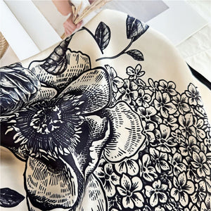 MaraSilk Pure Mulberry Silk Scarf - Square Crepe Satin MS382