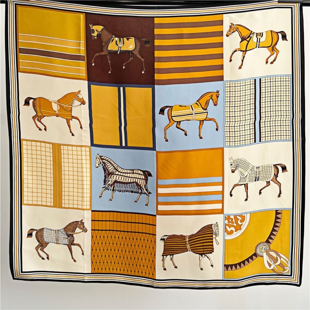 MaraSilk Pure Mulberry Silk Scarf - Square Crepe Satin MS384 34" x 34" MS38401