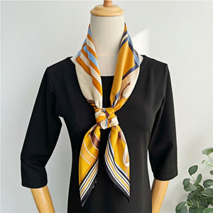 MaraSilk Pure Mulberry Silk Scarf - Square Crepe Satin MS384