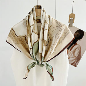 MaraSilk Pure Mulberry Silk Scarf - Square Crepe Satin MS386 34" x 34" MS38601