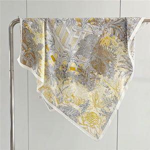 MaraSilk Pure Mulberry Silk Scarf - Square Crepe Satin MS387