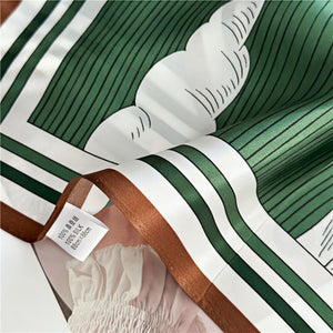 MaraSilk Pure Mulberry Silk Scarf - Square Crepe Satin MS390