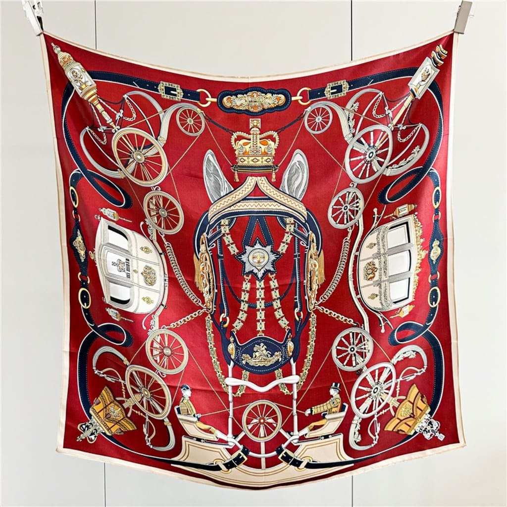 MaraSilk Pure Mulberry Silk Scarf - Square Crepe Satin MS391 34" x 34" MS39101