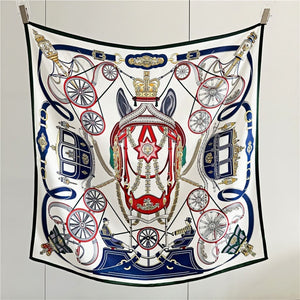 MaraSilk Pure Mulberry Silk Scarf - Square Crepe Satin MS391 34" x 34" MS39102