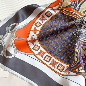 MaraSilk Pure Mulberry Silk Scarf - Square Crepe Satin MS392