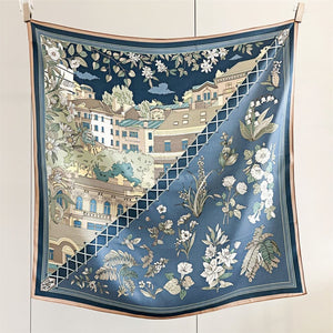 MaraSilk Pure Mulberry Silk Scarf - Square Crepe Satin MS394 34" x 34" MS39401