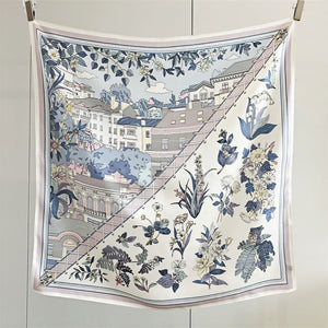 MaraSilk Pure Mulberry Silk Scarf - Square Crepe Satin MS394 34" x 34" MS39402