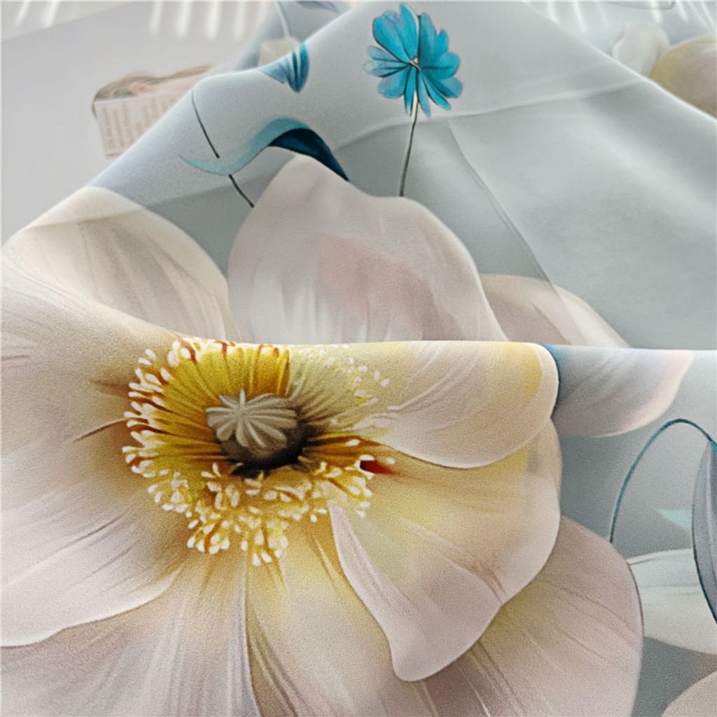 MaraSilk Pure Mulberry Silk Scarf - Square Crepe Satin MS396