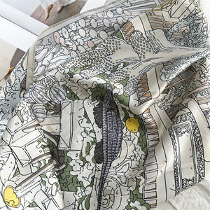 MaraSilk Pure Mulberry Silk Scarf - Square Crepe Satin MS399