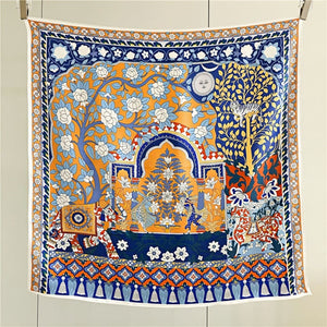 MaraSilk Pure Mulberry Silk Scarf - Square Crepe Satin MS400