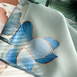 MaraSilk Pure Mulberry Silk Scarf - Square Crepe Satin MS401