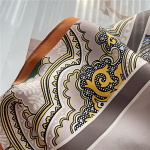 MaraSilk Pure Mulberry Silk Scarf - Square Crepe Satin MS402