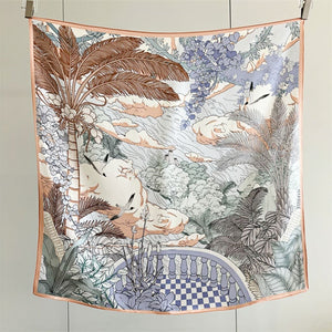 MaraSilk Pure Mulberry Silk Scarf - Square Crepe Satin MS403 34" x 34" MS40301