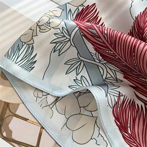 MaraSilk Pure Mulberry Silk Scarf - Square Crepe Satin MS403