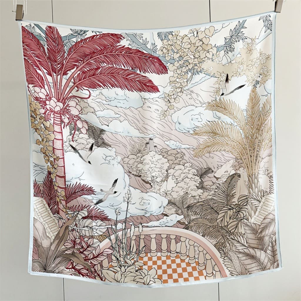 MaraSilk Pure Mulberry Silk Scarf - Square Crepe Satin MS403 34" x 34" MS40302