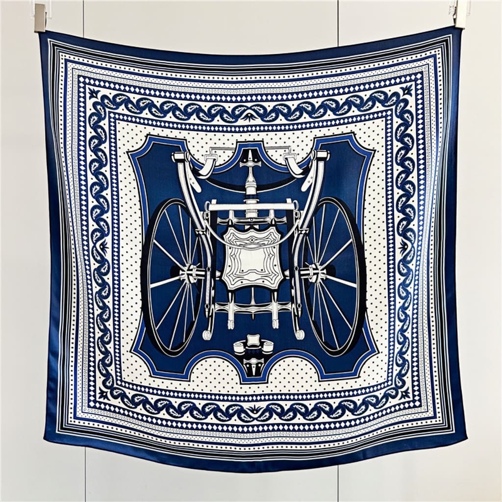 MaraSilk Pure Mulberry Silk Scarf - Square Crepe Satin MS404 34" x 34" MS40402