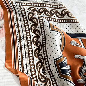 MaraSilk Pure Mulberry Silk Scarf - Square Crepe Satin MS404