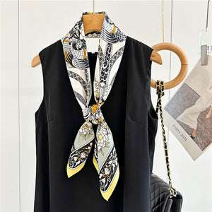 MaraSilk Pure Mulberry Silk Scarf - Square Crepe Satin MS405