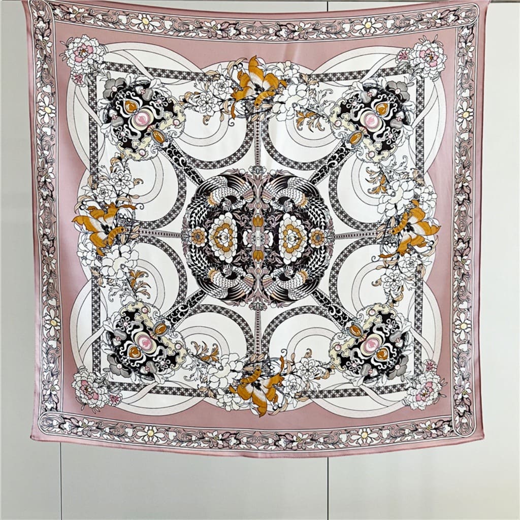 MaraSilk Pure Mulberry Silk Scarf - Square Crepe Satin MS405 34" x 34" MS40501