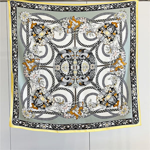 MaraSilk Pure Mulberry Silk Scarf - Square Crepe Satin MS405 34" x 34" MS40502