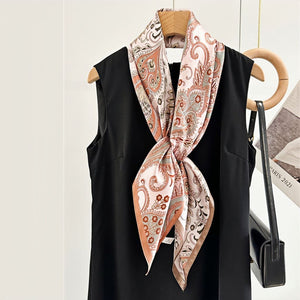 MaraSilk Pure Mulberry Silk Scarf - Square Crepe Satin MS406