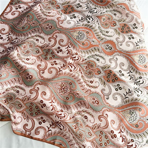 MaraSilk Pure Mulberry Silk Scarf - Square Crepe Satin MS406