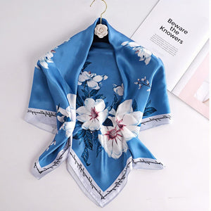 MaraSilk Pure Mulberry Silk Scarf - Square Crepe Satin MS407