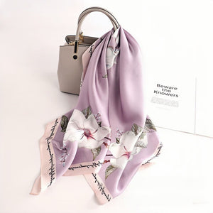 MaraSilk Pure Mulberry Silk Scarf - Square Crepe Satin MS407 34" x 34" MS40702