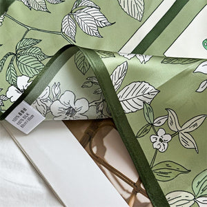 MaraSilk Pure Mulberry Silk Scarf - Square Crepe Satin MS408