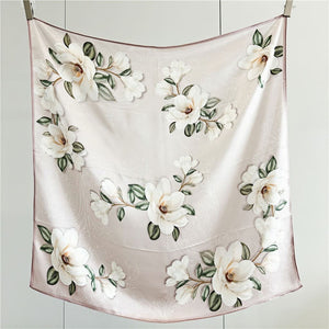 MaraSilk Pure Mulberry Silk Scarf - Square Crepe Satin MS410