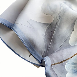 MaraSilk Pure Mulberry Silk Scarf - Square Crepe Satin MS411