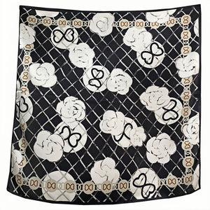 MaraSilk Pure Mulberry Silk Scarf - Square Crepe Satin MS412