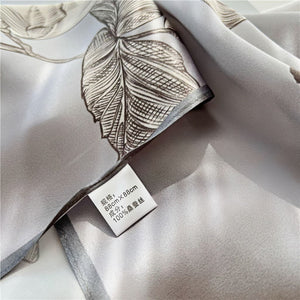 MaraSilk Pure Mulberry Silk Scarf - Square Crepe Satin MS414