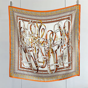 MaraSilk Pure Mulberry Silk Scarf - Square Crepe Satin MS416 34" x 34" MS41602